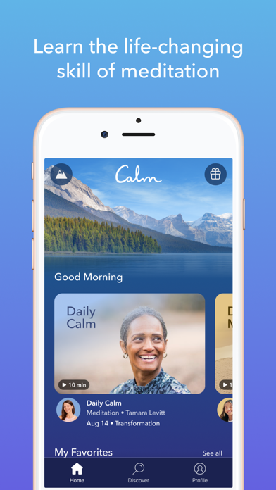 Calm App Store screenshot