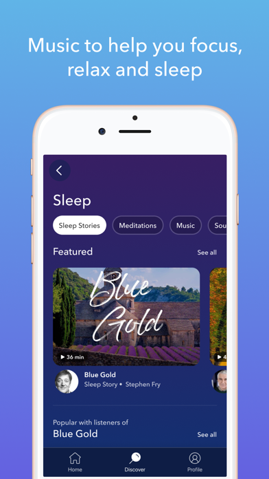 Calm App Store screenshot