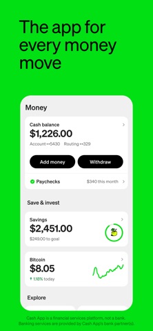 Cash App App Store screenshot