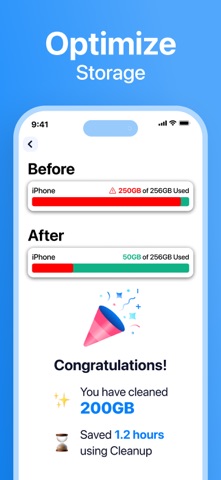 Cleanup App Store screenshot