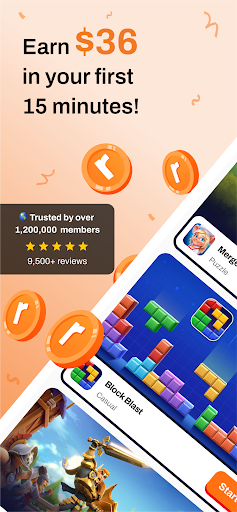 Freecash Google Play screenshot