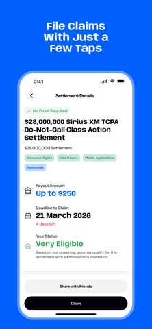 Settlemate App Store screenshot