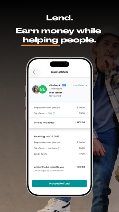 SoLo Funds App Store screenshot