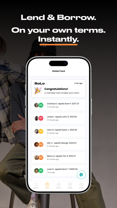 SoLo Funds App Store screenshot