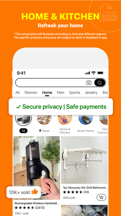 Temu App Store screenshot