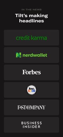 Tilt App Store screenshot