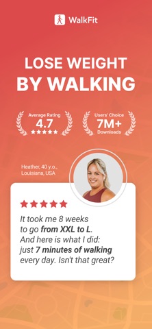 WalkFit App Store screenshot