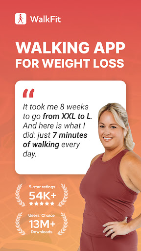 WalkFit Google Play screenshot