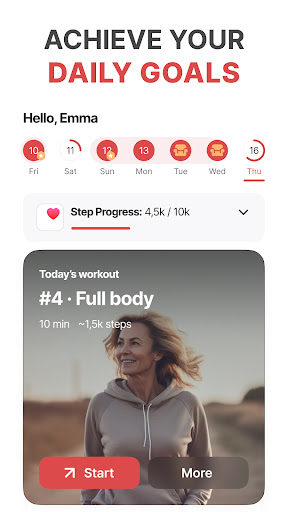 WalkFit Google Play screenshot